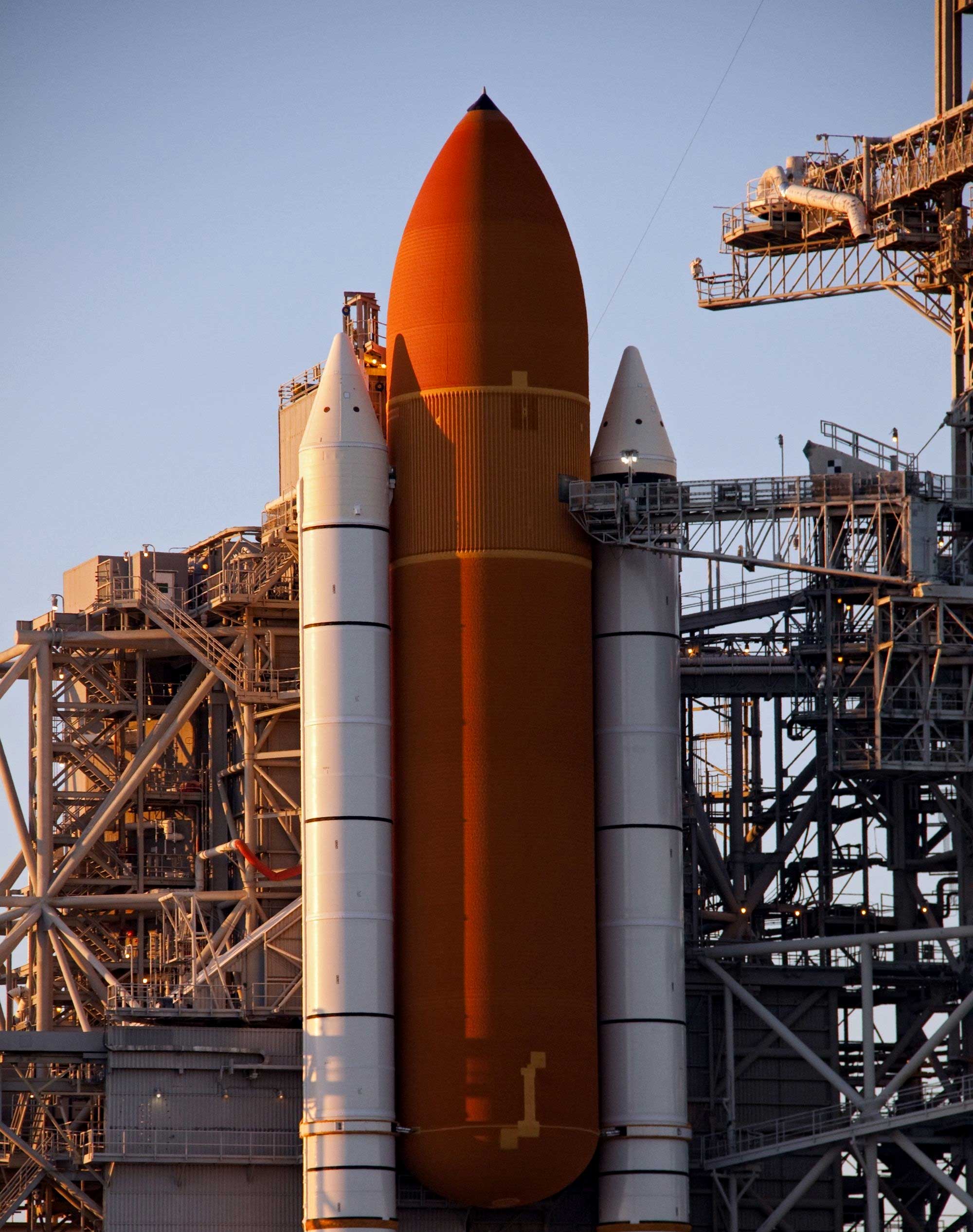 external tank and solid rocket boosters for the space shuttle